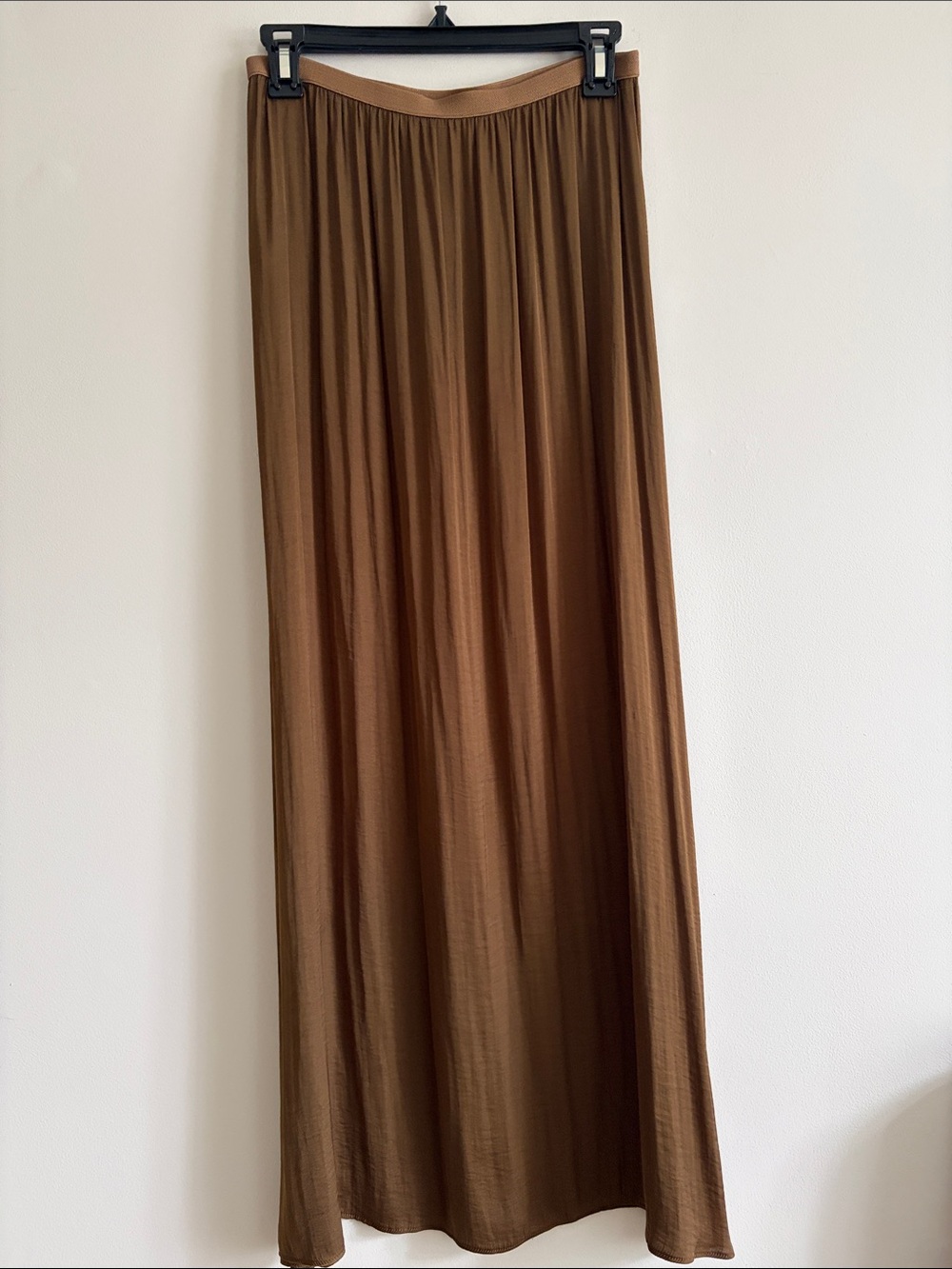 Philosophy Chocolate Brown Maxi Skirt with Gathered Waist - Picture 2 of 3